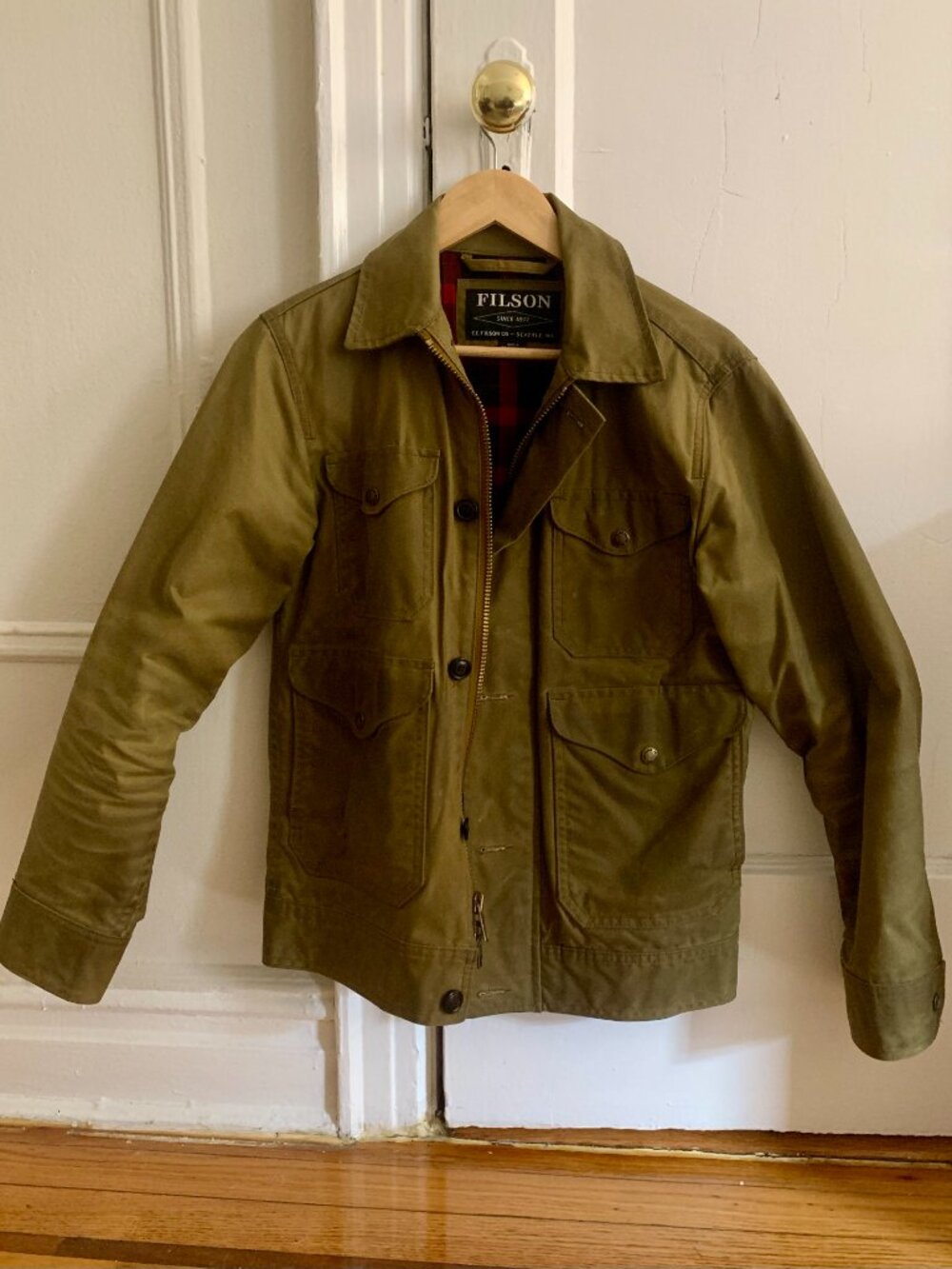 Filson Tin Cloth Cruiser Jacket - Picture 5 of 8